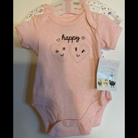 🎊Duck Duck Goose Matching set Happy 3 pack Baby Baby Suit sizes Various🛍️🎉🎀 - Picture 2 of 13